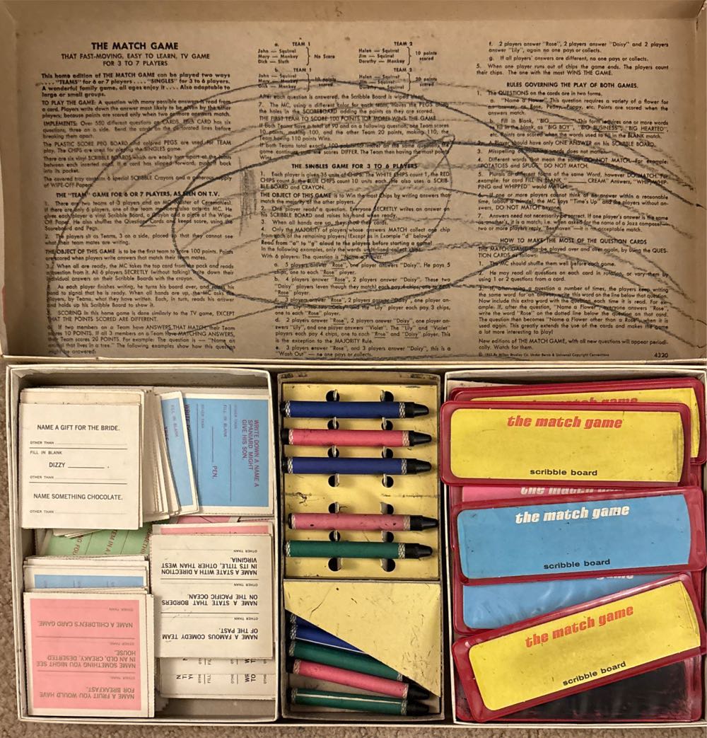 The Match Game  (3-7) board game collectible - Main Image 2