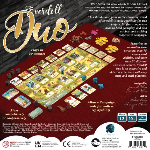 Everdell Duo  (1-2) board game collectible [Barcode 810082831849] - Main Image 2
