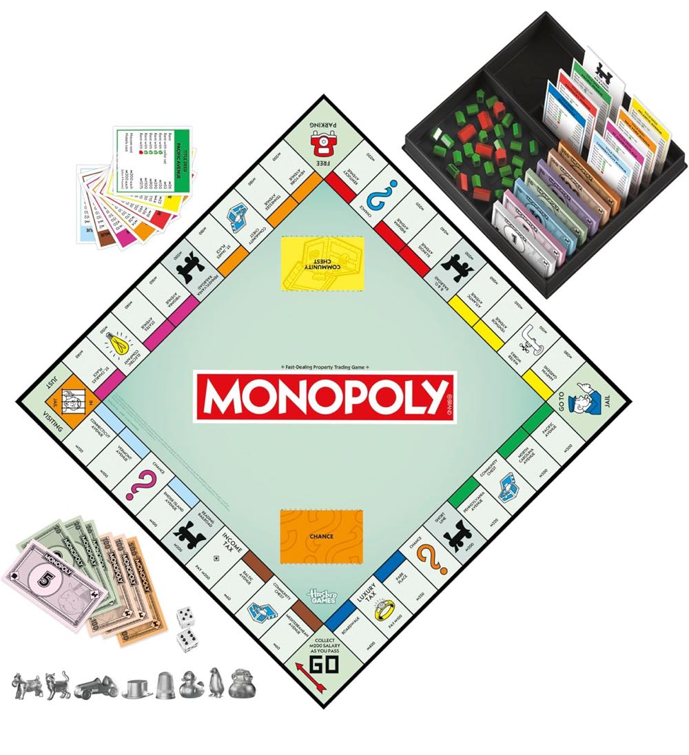 Monopoly | Classic Game  (2 to 6) board game collectible [Barcode 195166282961] - Main Image 3