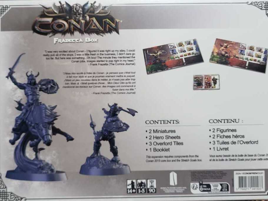 Conan: Frazetta Box Expansion  board game collectible [Barcode 3760271441533] - Main Image 2