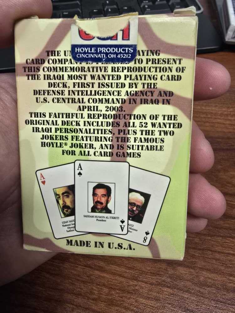 Hoyle Iraqi Most Wanted  board game collectible - Main Image 2