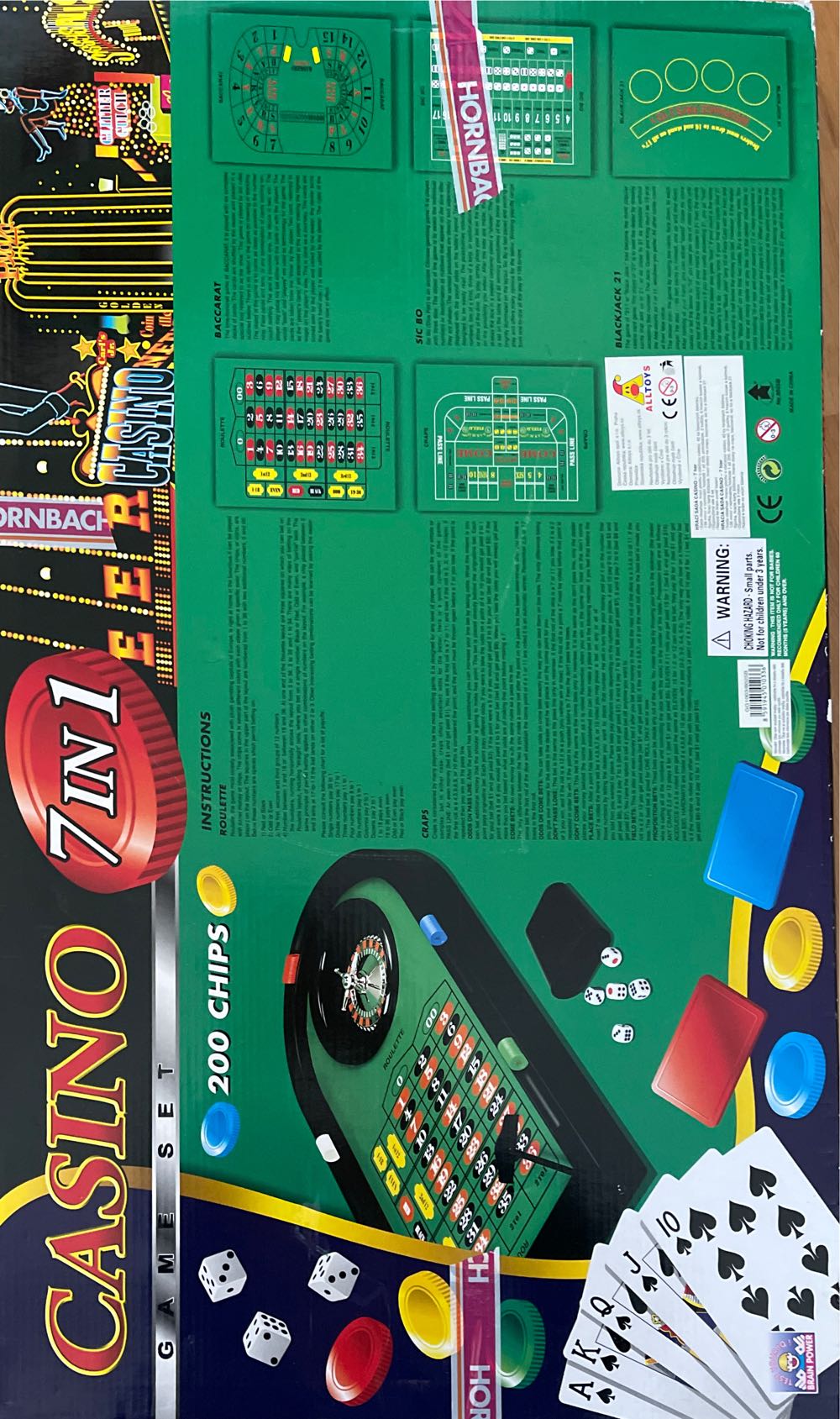 Casino 7 In 1  (2+) board game collectible [Barcode 8591945010336] - Main Image 2