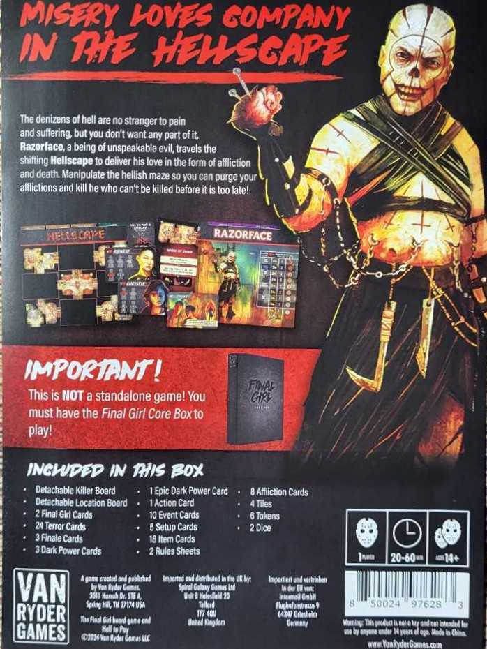 Final Girl: S3.2 Hell To Pay  (1) board game collectible [Barcode 850024976283] - Main Image 3