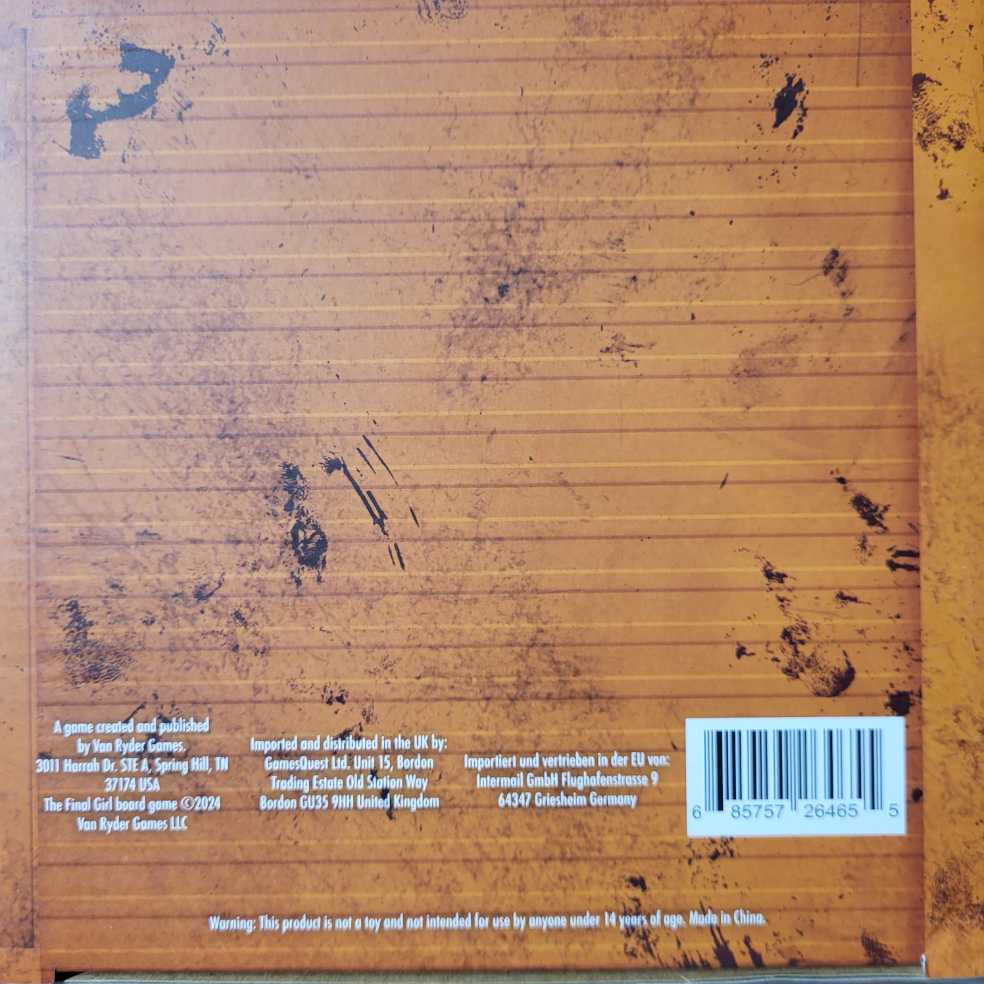 Final Girl: S3 Mystery Box  board game collectible [Barcode 685757264655] - Main Image 3