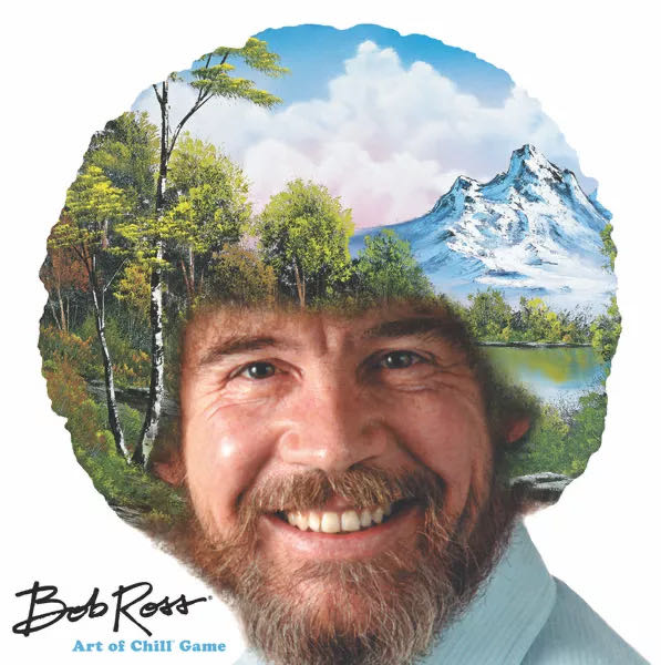 Art of Chill with Bob Ross, The  (2-4) board game collectible [Barcode 855607007040] - Main Image 3