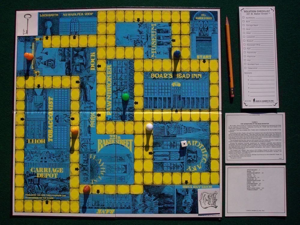 221 B Baker Street  (2-6) board game collectible [Barcode 025766232212] - Main Image 4