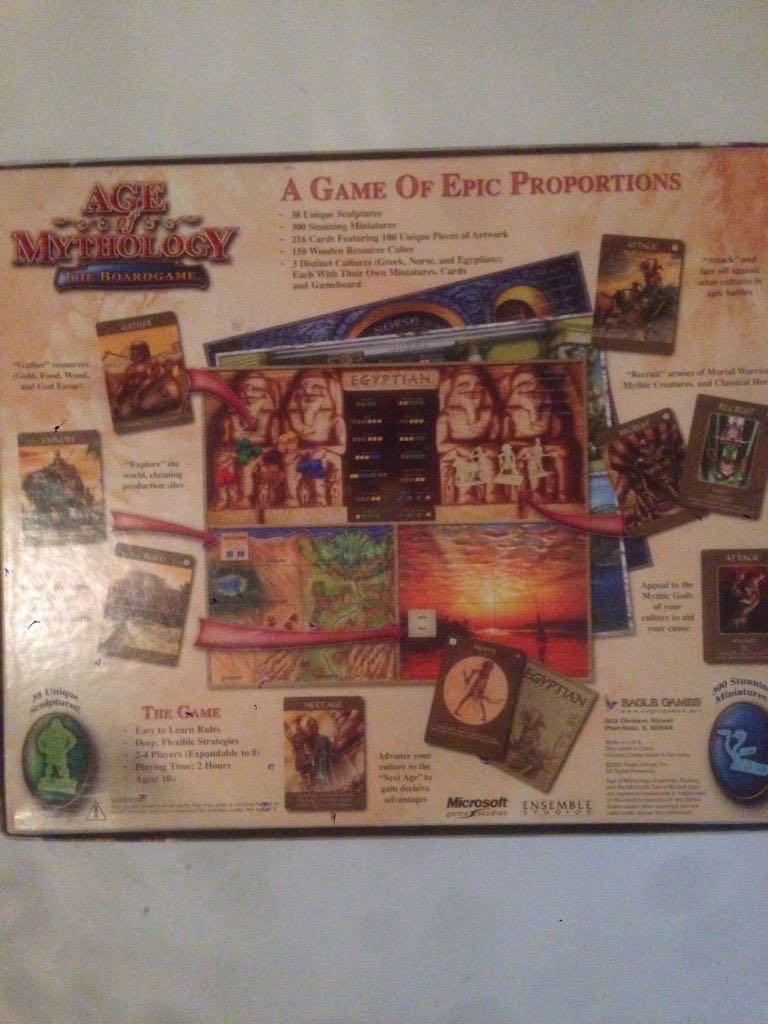 Age Of Mythology The Board Game  (2-6) board game collectible [Barcode 831112000073] - Main Image 2