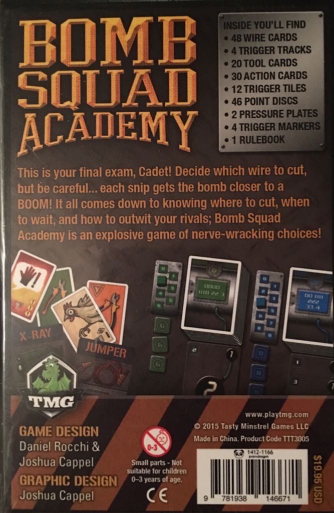 Bomb Squad Academy  (2-5) board game collectible [Barcode 9781938146671] - Main Image 2