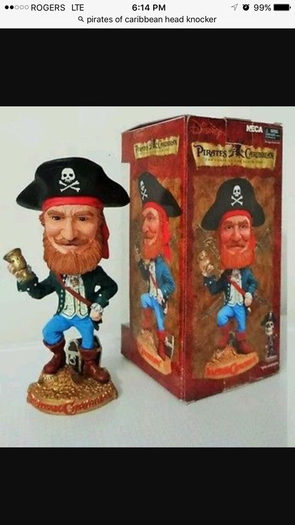 Pirates Of The Caribbean -Pirate  bobblehead collectible [Barcode 634482301326] - Main Image 1