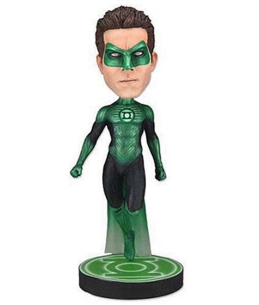 Green Lanern Flying  bobblehead collectible [Barcode 634482613702] - Main Image 1