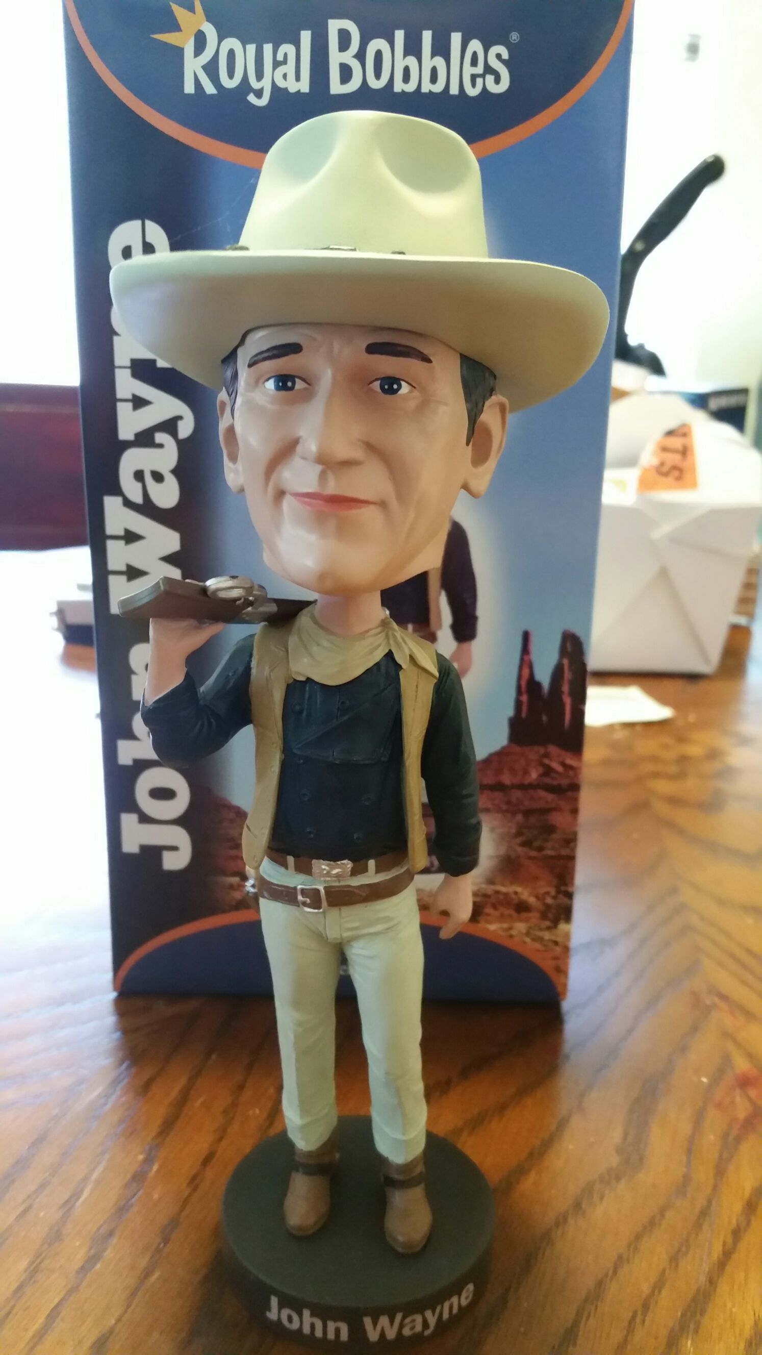 John Wayne  bobblehead collectible [Barcode 814089010399] - Main Image 1