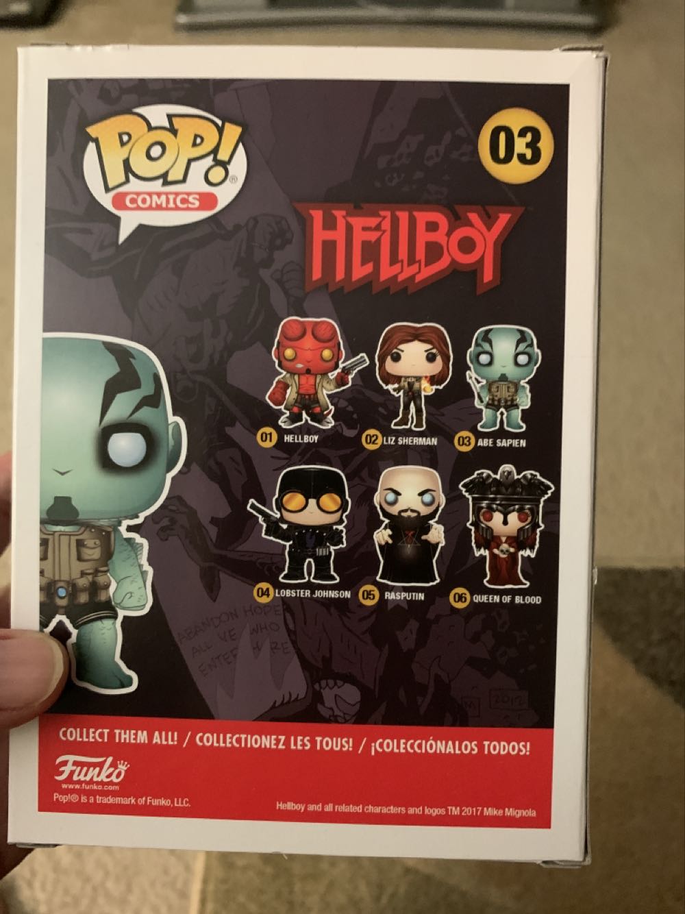 Funko Pop! Comics Hellboy 03- Abe Sapien  bobblehead collectible [Barcode 889698227193] - Main Image 2