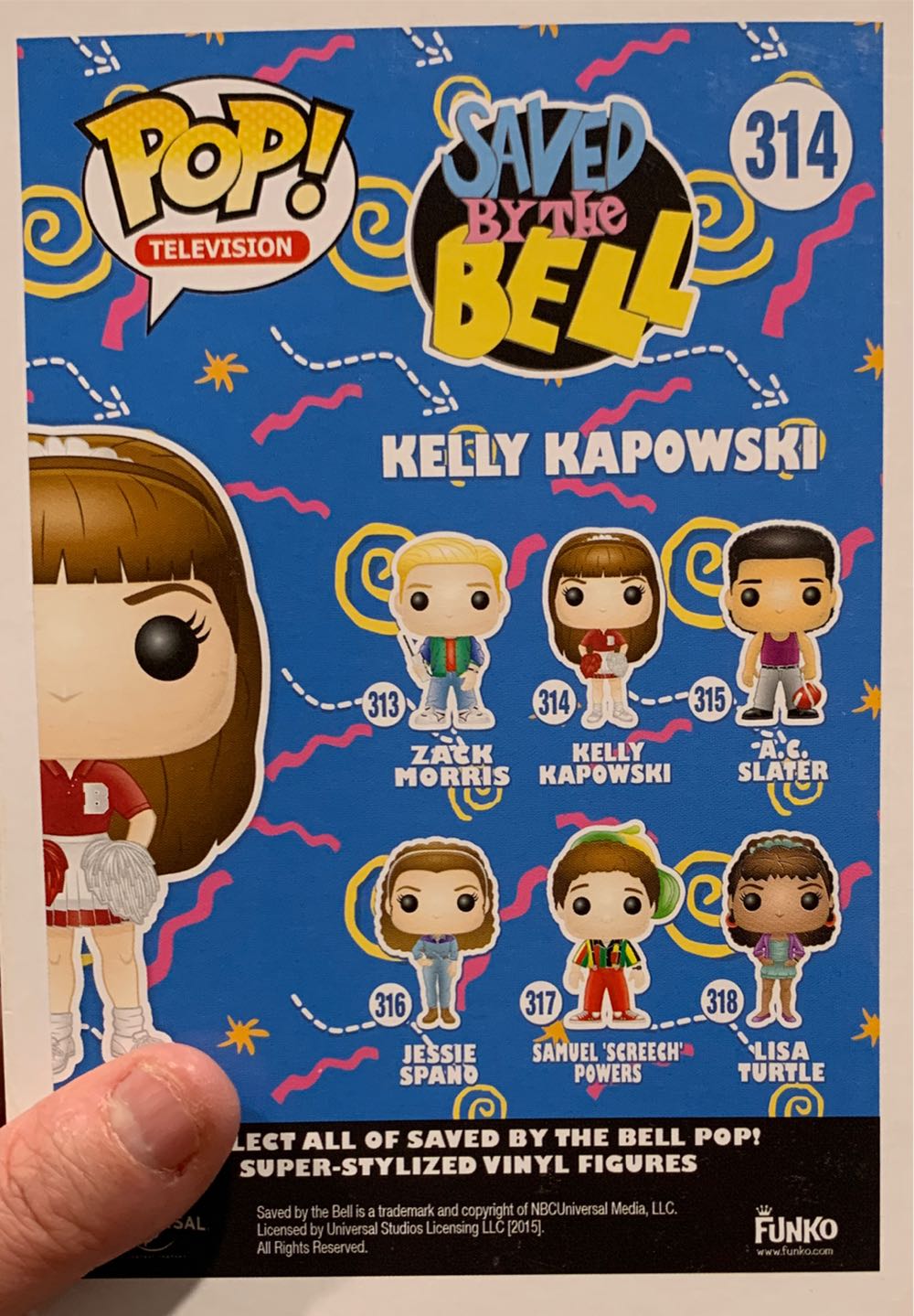 Kelly Kapowski  bobblehead collectible [Barcode 013364800001] - Main Image 2