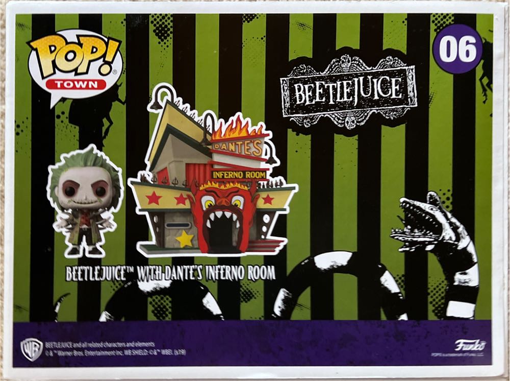 Beetlejuice With Dante’s Inferno Room 06  bobblehead collectible [Barcode 889698422703] - Main Image 3