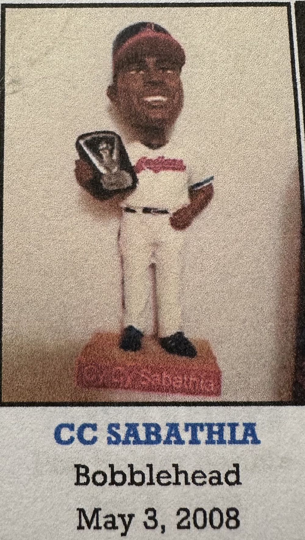 CC Sabathia  bobblehead collectible - Main Image 1
