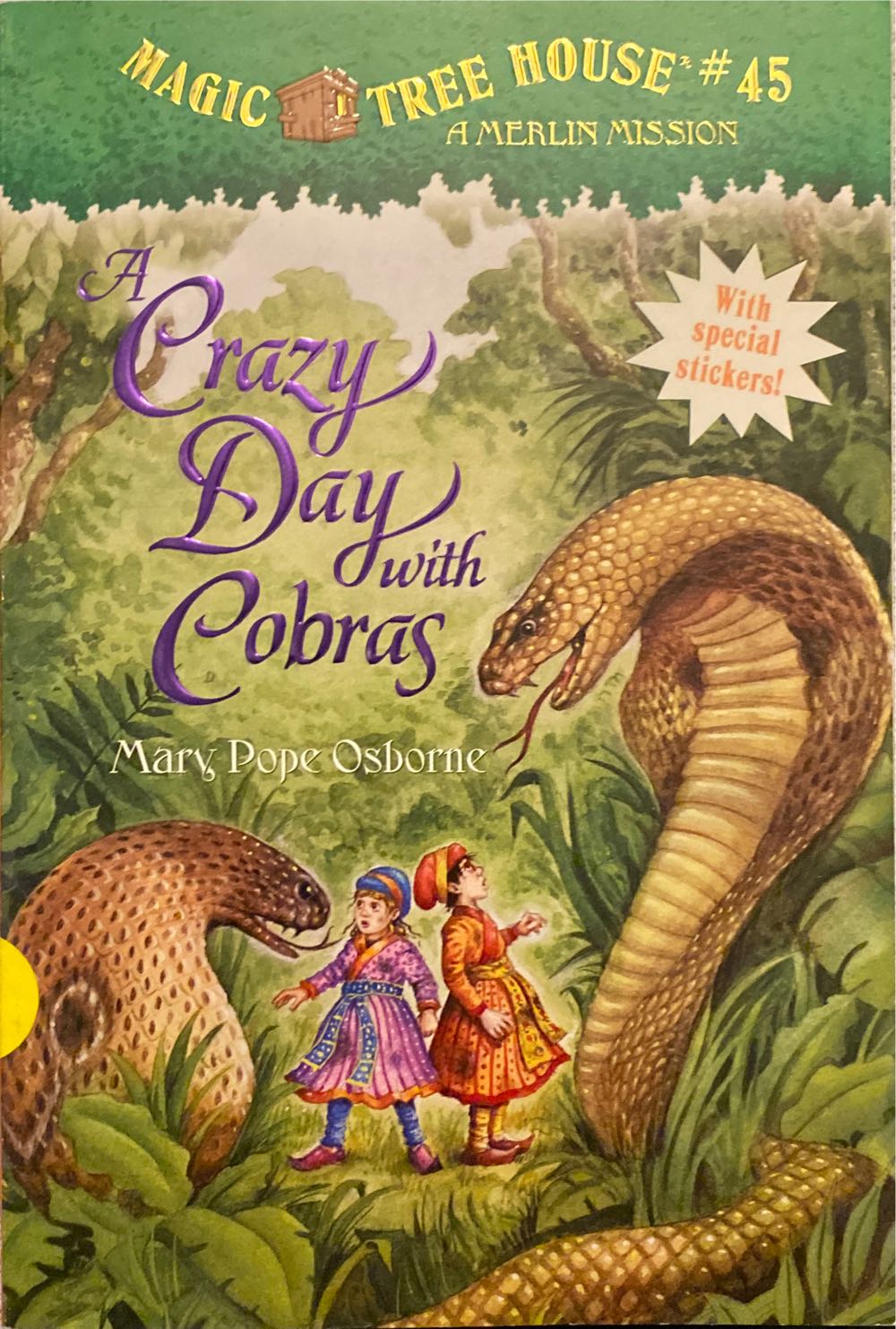 Magic Tree House Merlin Missions #17 - A Crazy Day With Cobras
