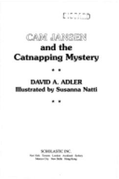Cam Jansen and the Catnapping Mystery