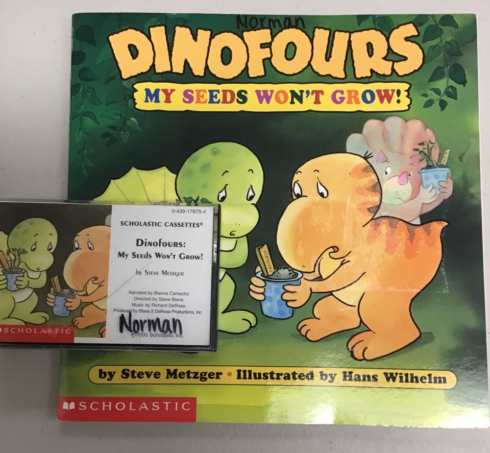 Dinofours My Seeds Won’t Grow! / Book &  Audio