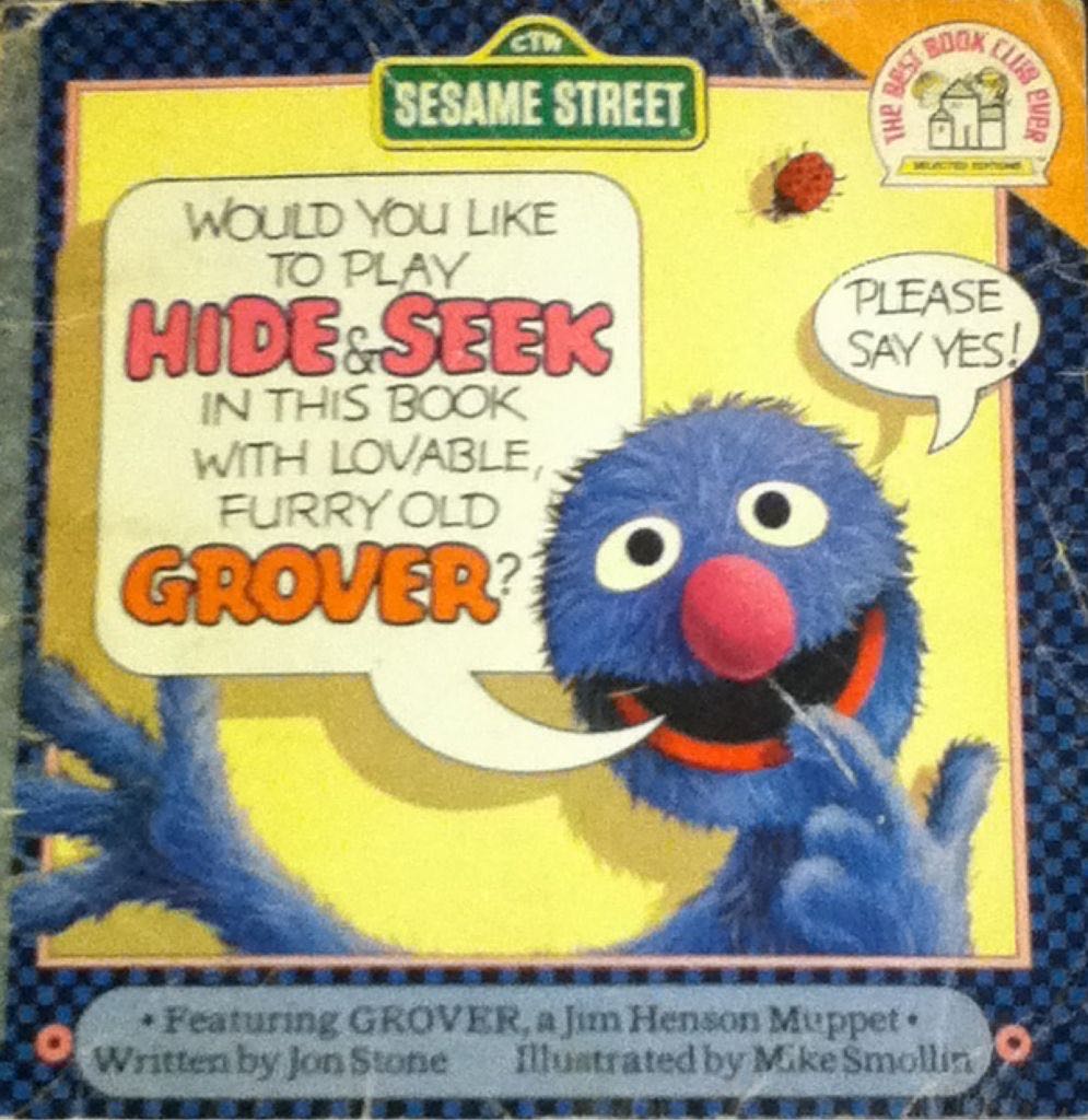 Would You Like To Play Hide And Seek In This Book With Lovable Furry Old Grover