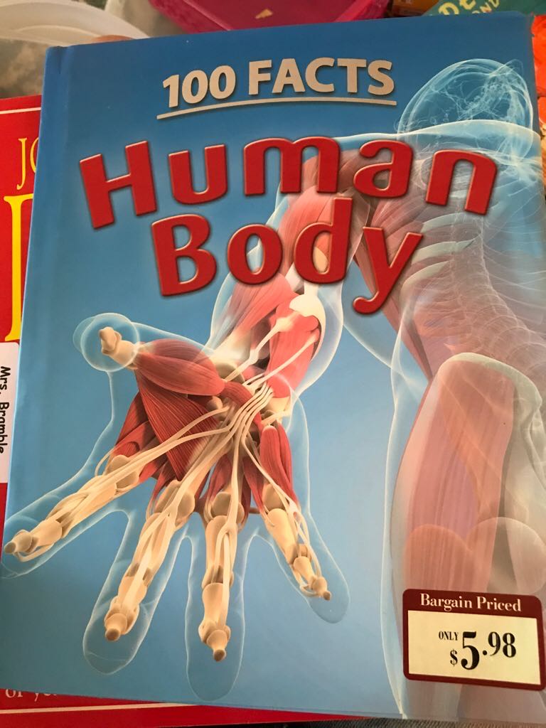 100 Facts: Human Body  - Steve Parker book collectible [Barcode 9781435150911] - Main Image 1
