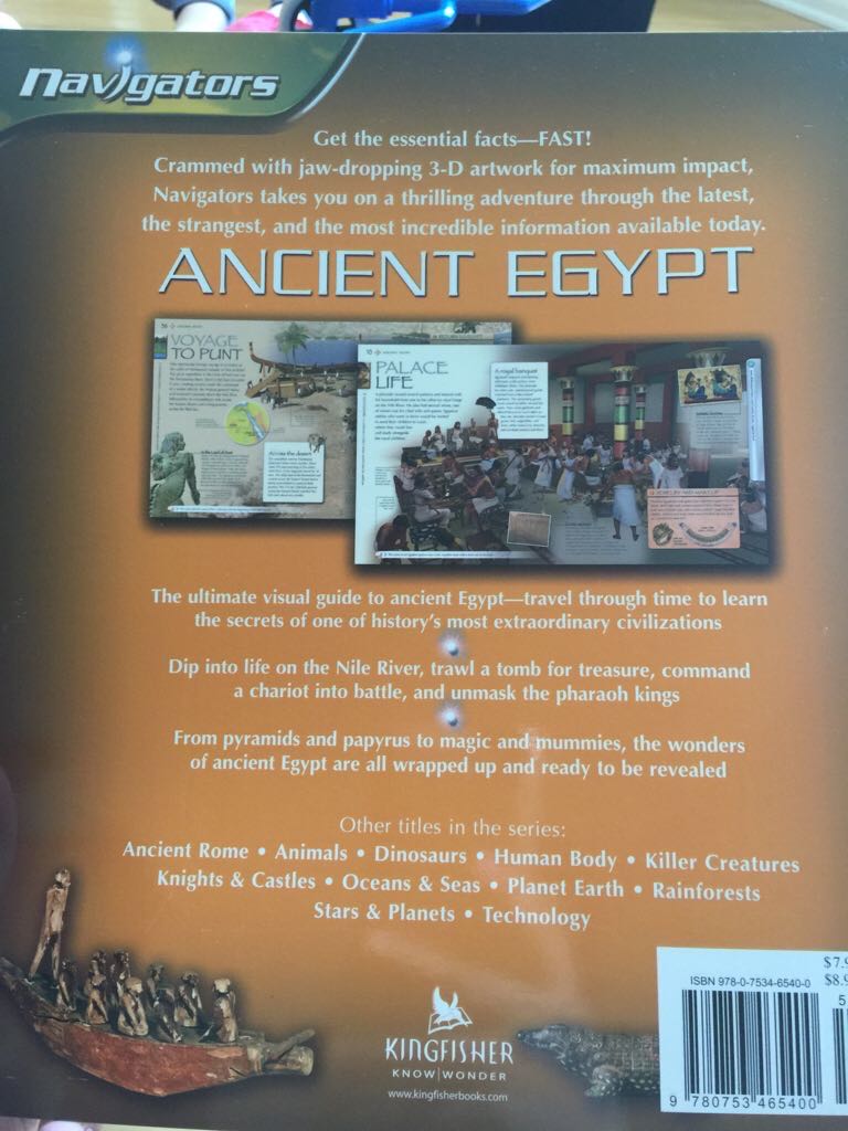 Ancient Egypt - Julie Ferris book collectible [Barcode 9780753465400] - Main Image 2