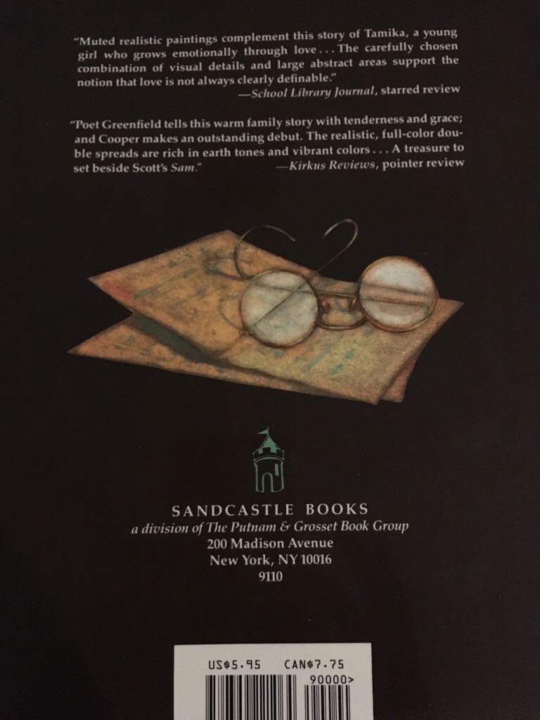 Grandpa’s Face - Eloise Greenfield book collectible [Barcode 9780399221064] - Main Image 2