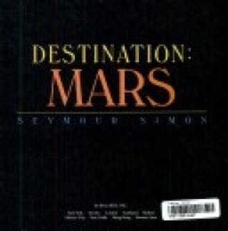 Destination: Mars - Seymour Simon book collectible [Barcode 9780439291279] - Main Image 1
