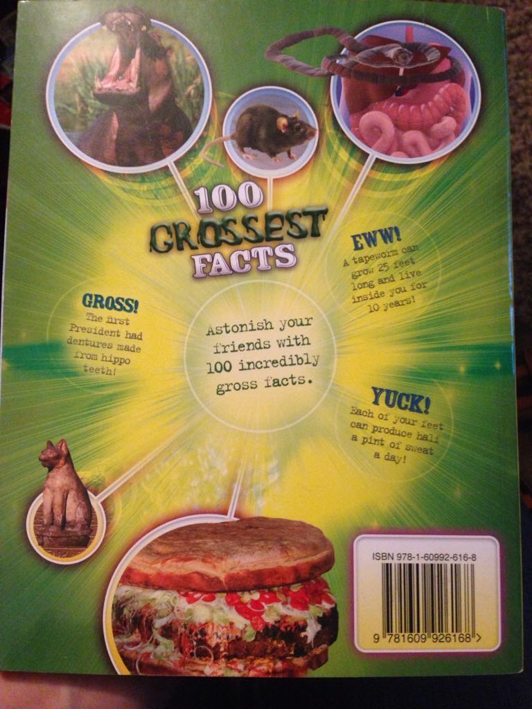 100 Grossest Facts  - Olive Gifford book collectible [Barcode 9781609926168] - Main Image 2