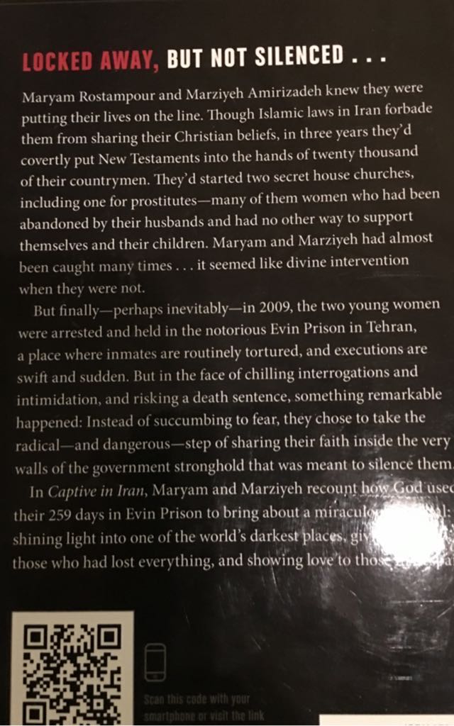 Captive in Iran - Rostampour, Maryam (Tyndale House Pub - Hardcover) book collectible [Barcode 9781414371207] - Main Image 2