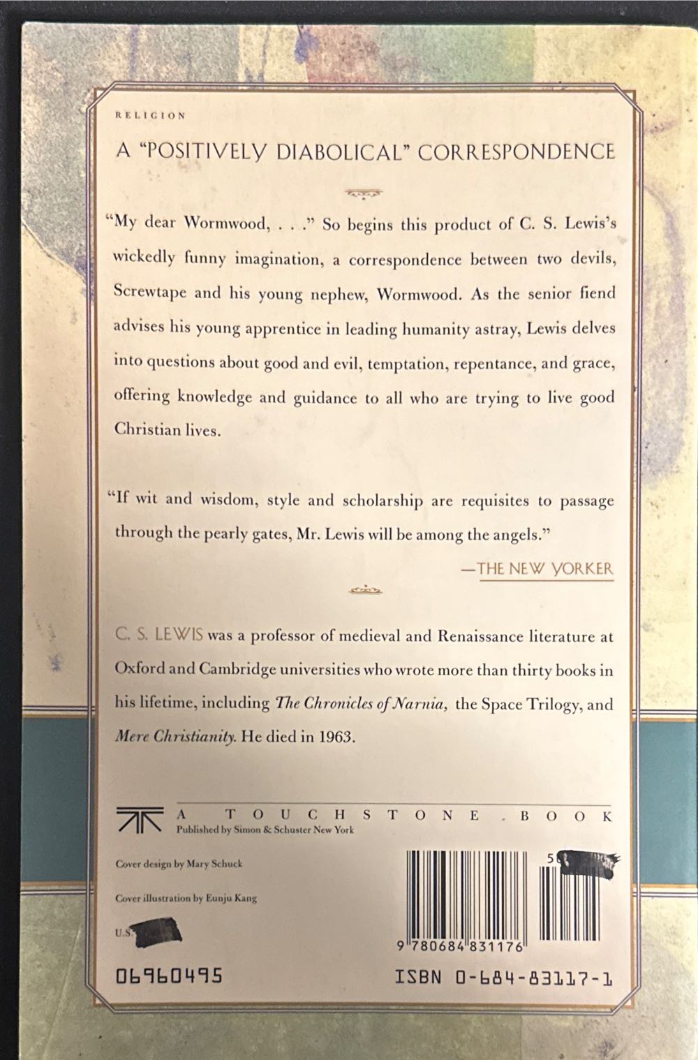Screwtape Letters, The - C. S. Lewis (Touchstone - Paperback) book collectible [Barcode 9780684831176] - Main Image 2
