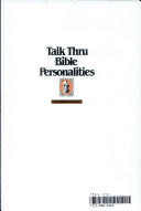 Talk Thru Bible Personalities