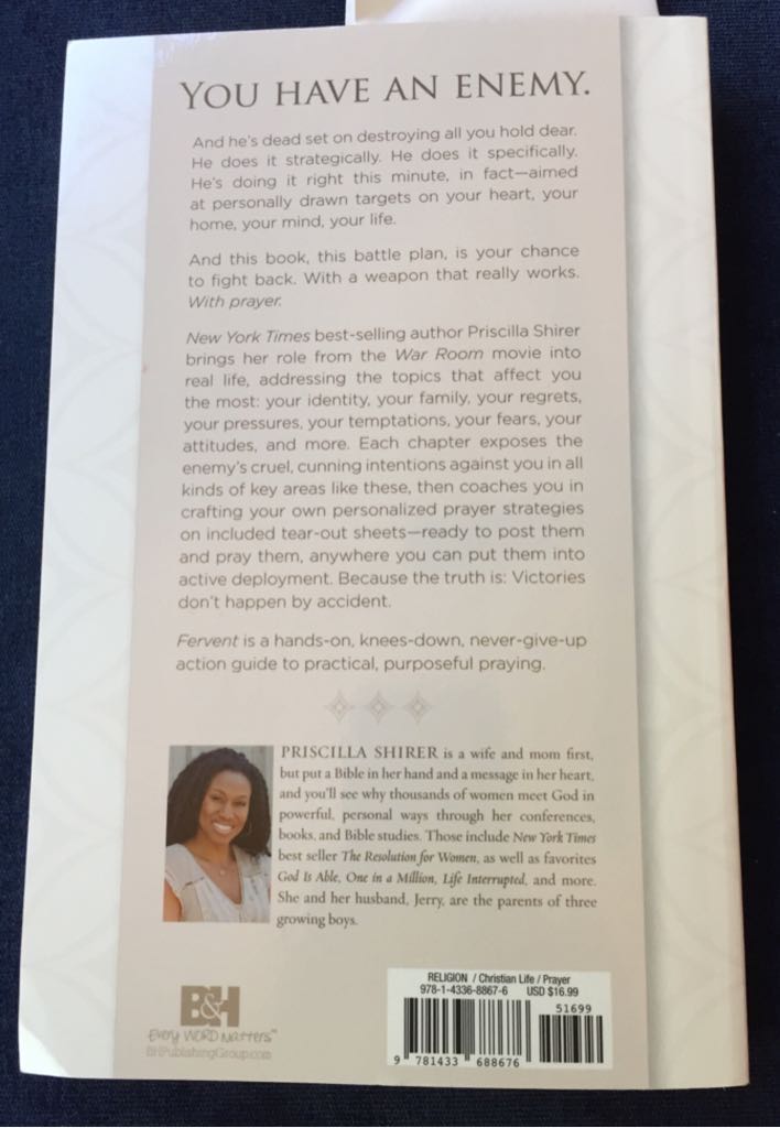 Fervent - Priscilla Shirer (B&H Books - Paperback) book collectible [Barcode 9781433688676] - Main Image 2