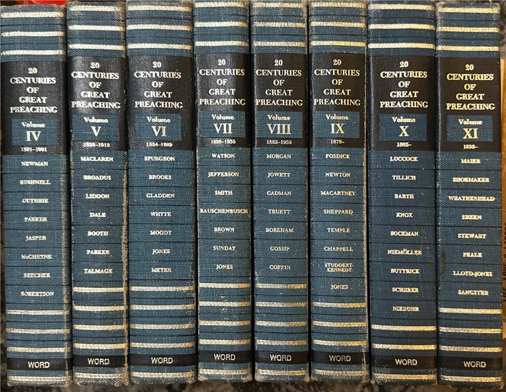 20 Centuries Of Great Preaching - Volumes 4-11