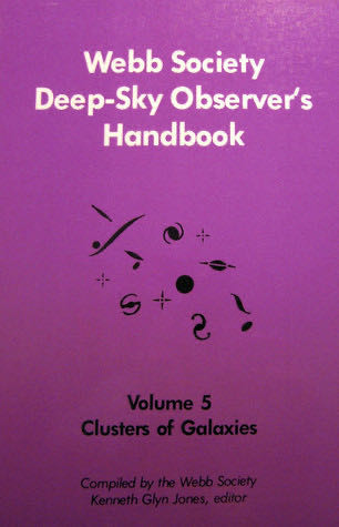 Webb Society Deep-Sky Observer’s Handbook: Vol. 5, Clusters of Galaxies