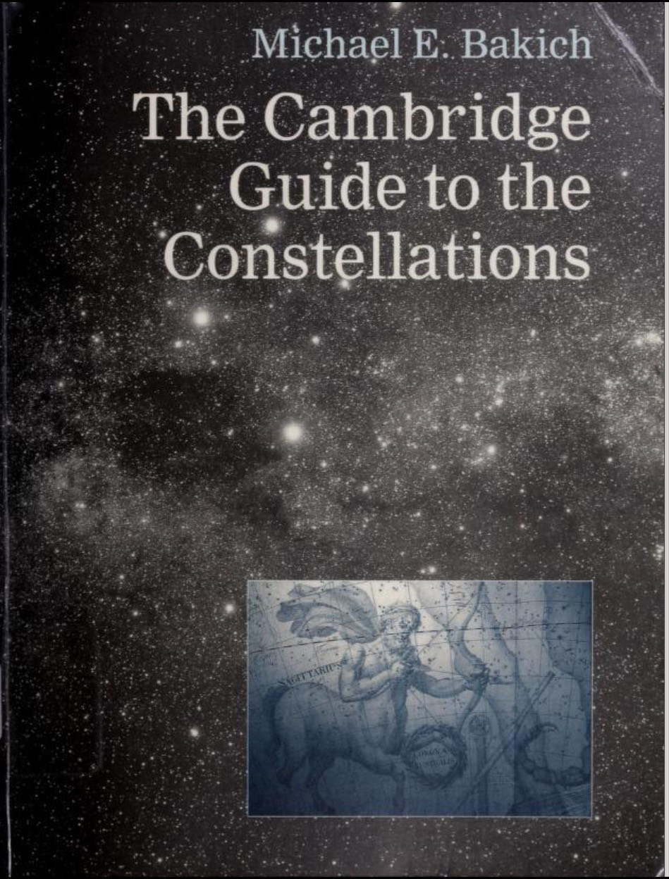 The Cambridge Guide to the Constellations