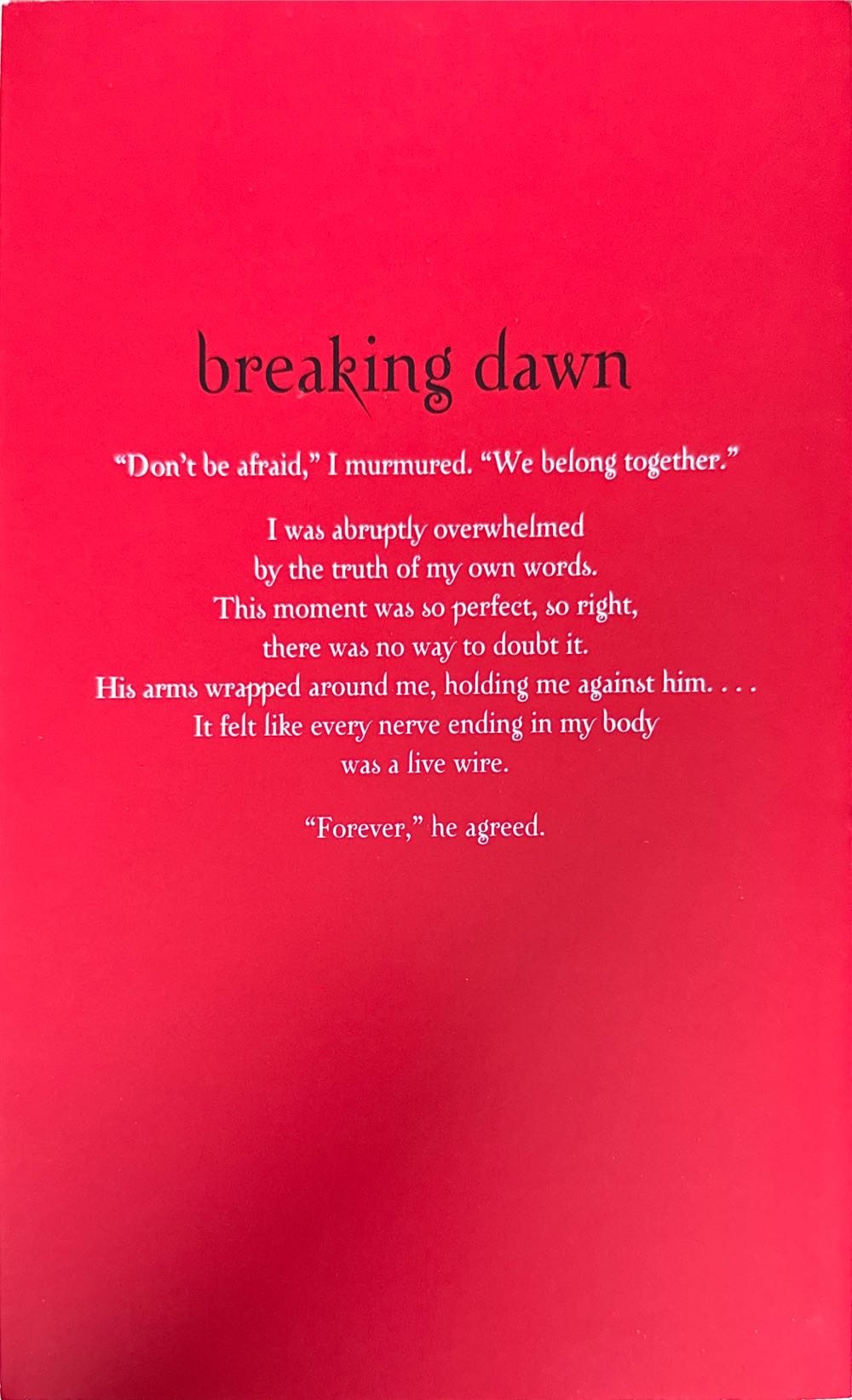 Breaking Dawn - Stephenie Meyer (Atom Books - Paperback) book collectible [Barcode 9781907410512] - Main Image 2