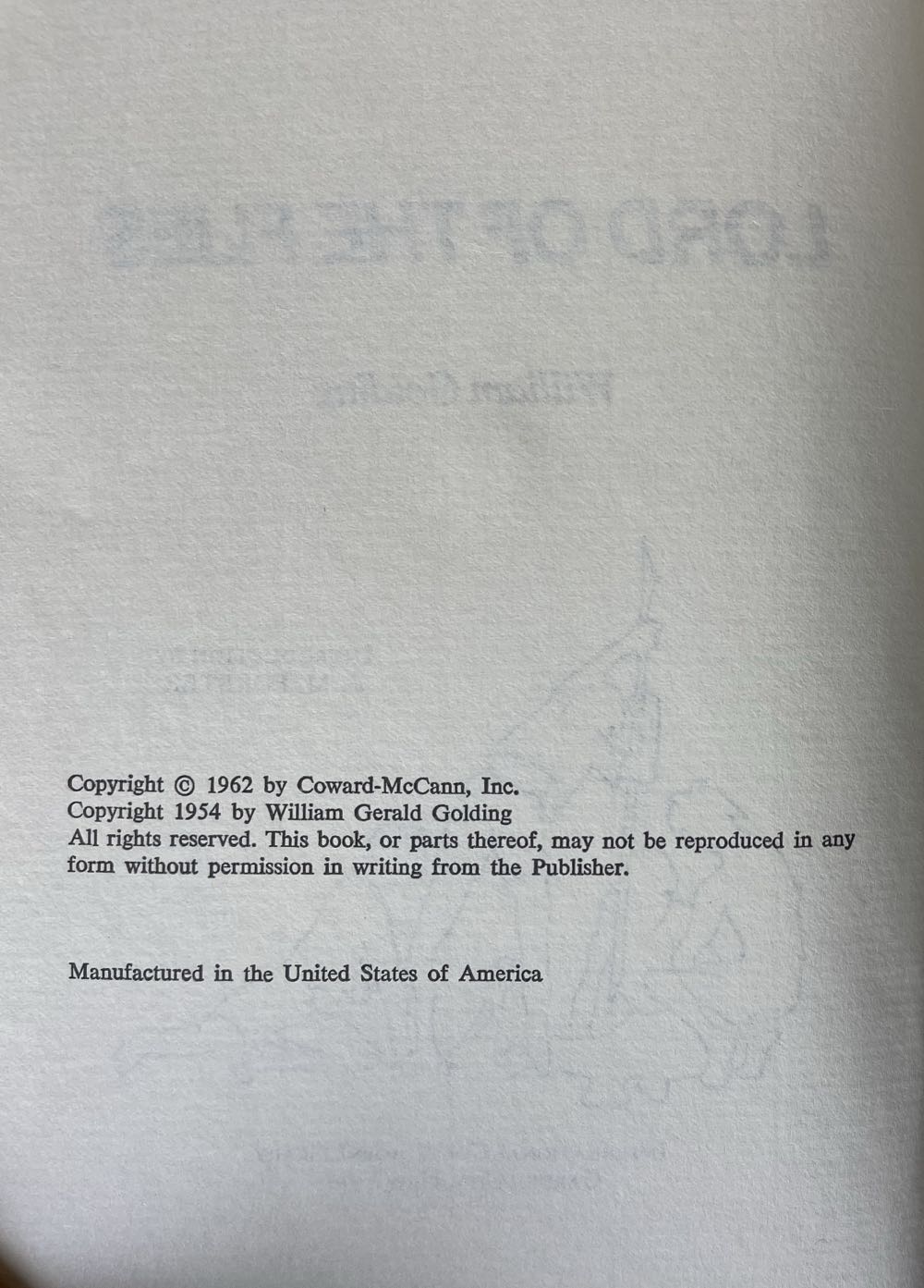 Lord of the Flies - William Golding (- Hardcover) book collectible [Barcode 9780698102194] - Main Image 3