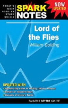 Sparknotes: Lord of the Flies - William Golding book collectible [Barcode 9781411403147] - Main Image 1