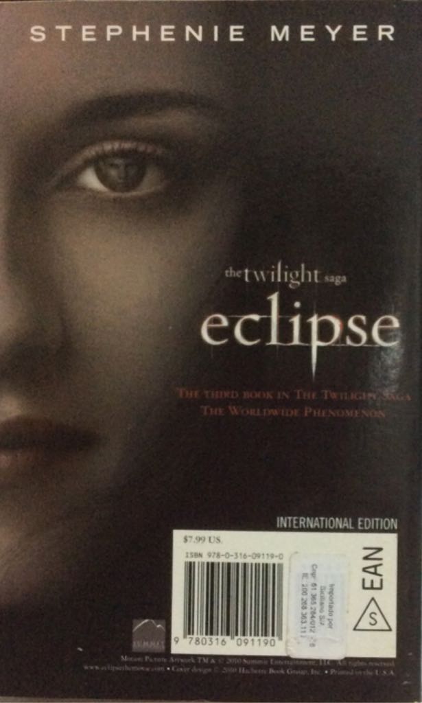 Eclipse - Meyer book collectible [Barcode 9780316091190] - Main Image 2