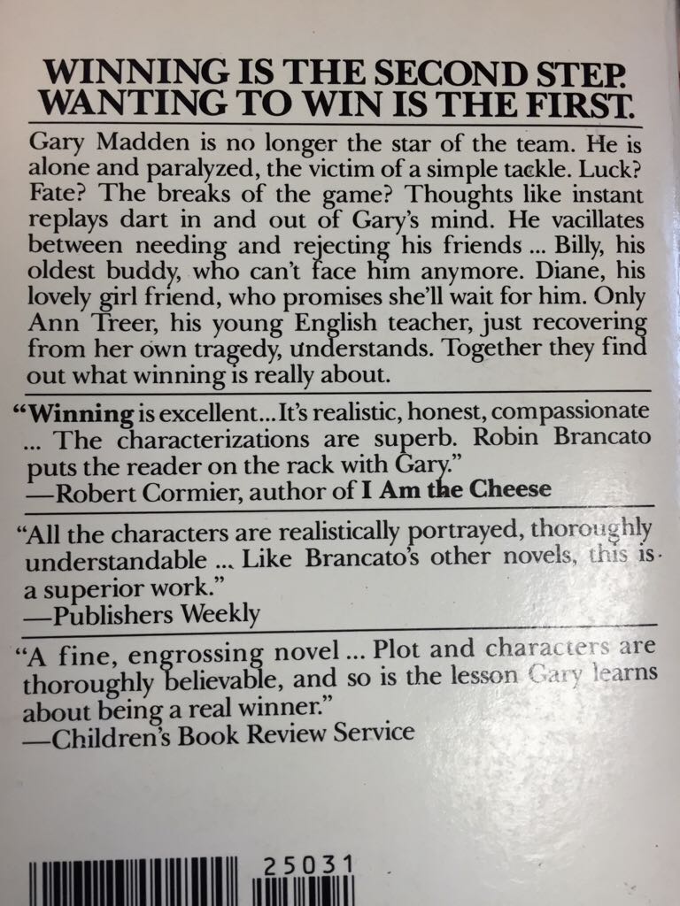 Winning  book collectible [Barcode 9780553231243] - Main Image 2