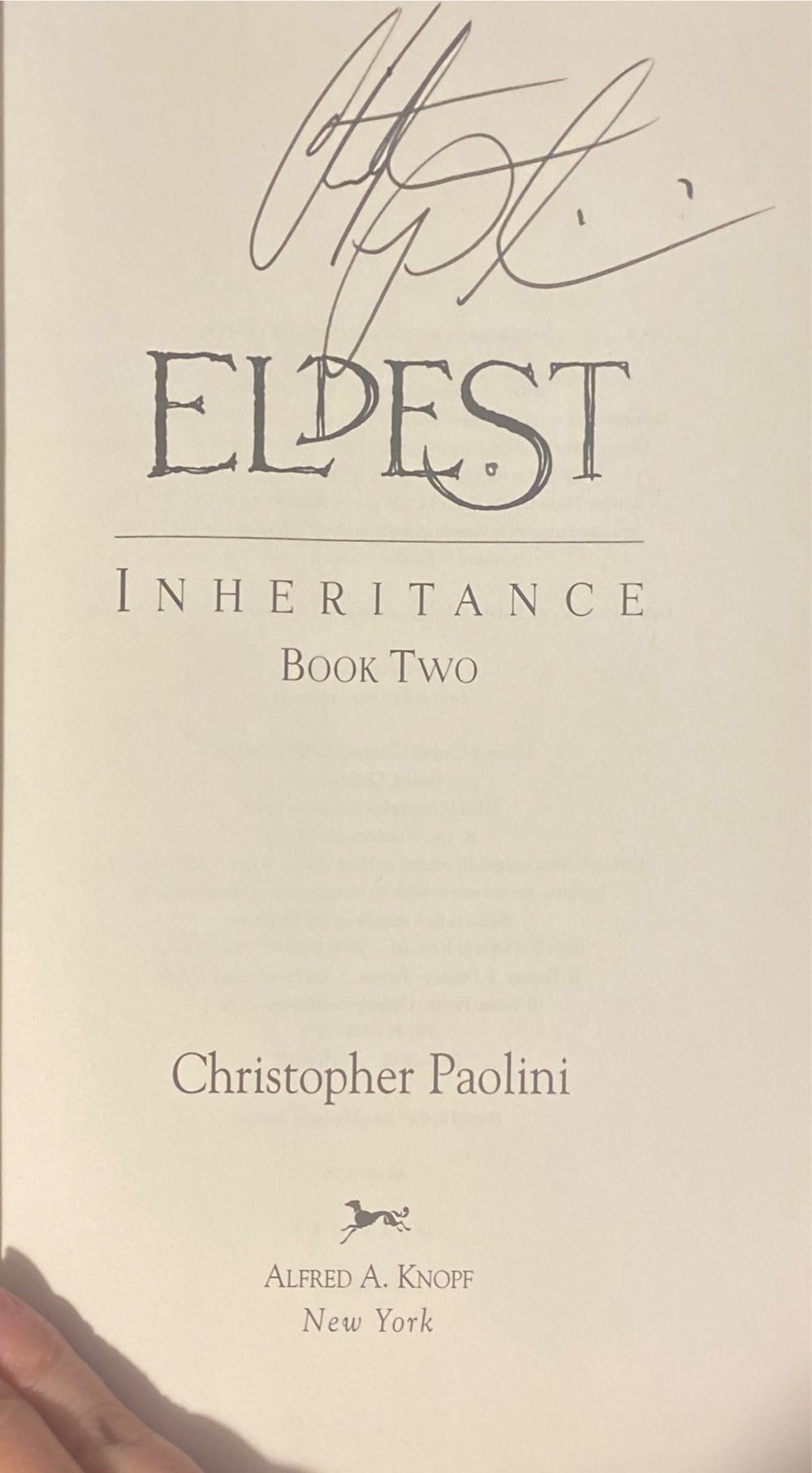 Eldest - Christopher Paolini (Knopf - Hardcover) book collectible [Barcode 9780375826702] - Main Image 4