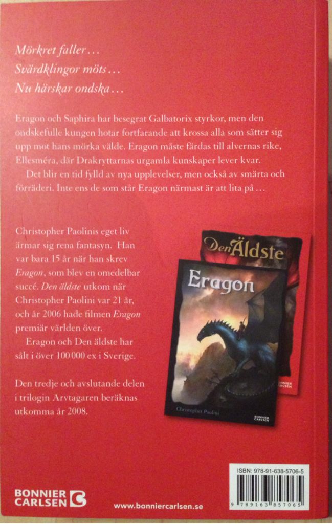 Eldest - Christopher Paolini (Alfred A. Knopf - Paperback) book collectible [Barcode 9780375840401] - Main Image 2