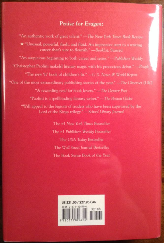 Eldest - Paolini, Christopher (Alfred A. Knopf - Hardcover) book collectible - Main Image 2