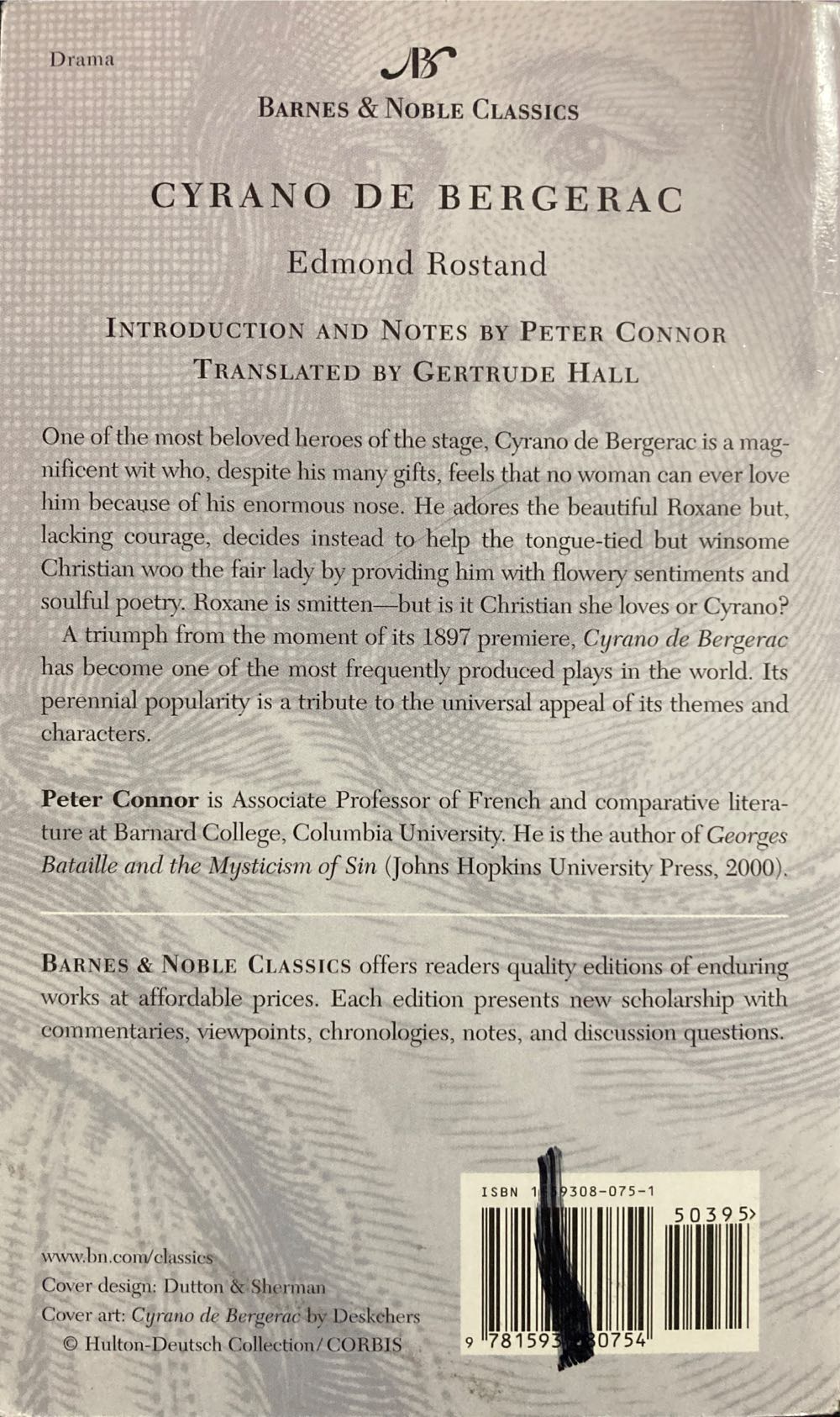Cyrano De Bergerac - Edmond Rostand (Barnes & Noble - Paperback) book collectible [Barcode 9781593080754] - Main Image 2