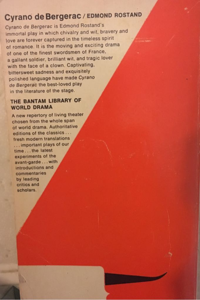 Cyrano De Bergerac - Edmond Rostand (A Bantam Book) book collectible - Main Image 2