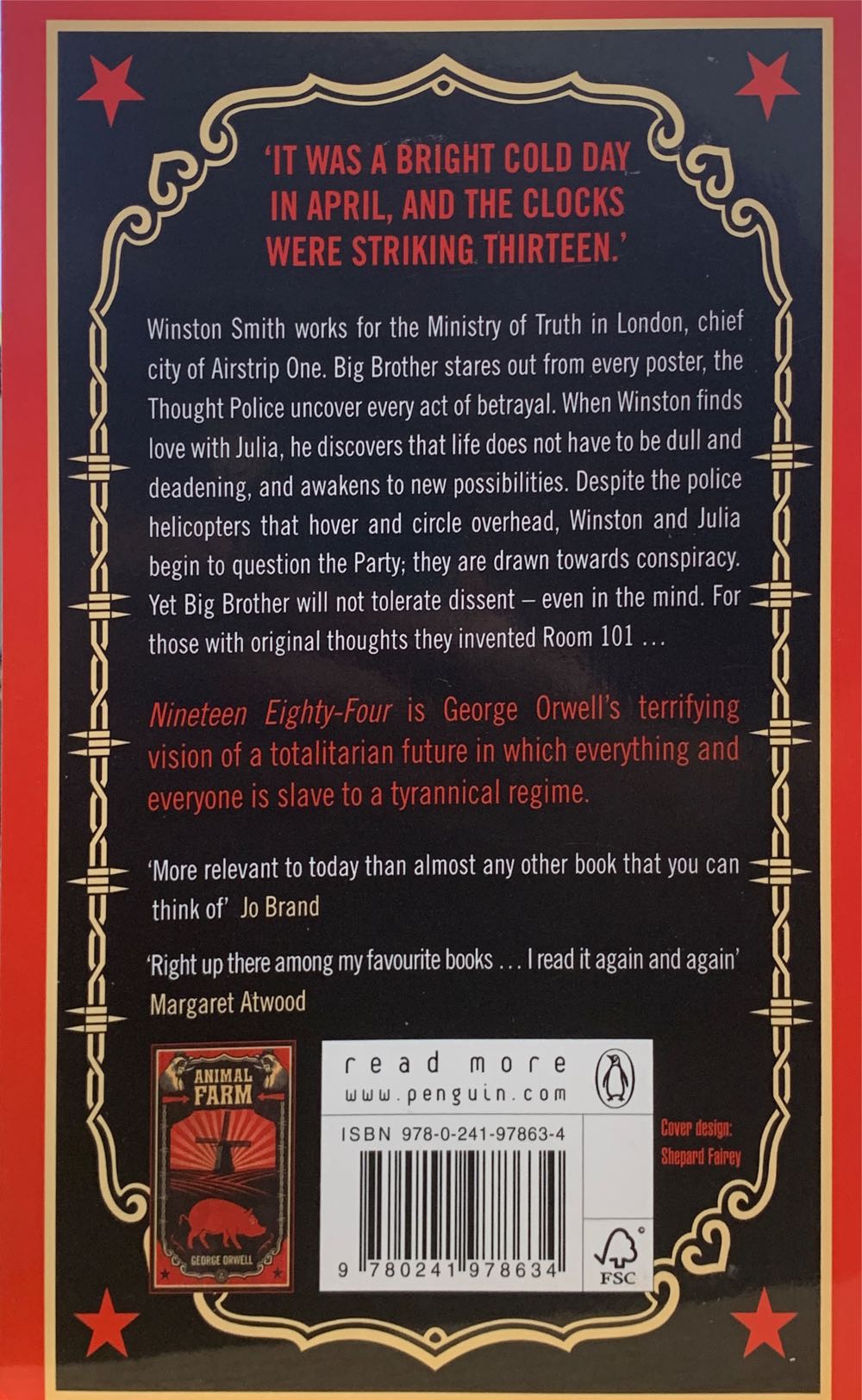 1984 - George Orwell (Penguin Random House - Trade Paperback) book collectible [Barcode 9780241978634] - Main Image 2