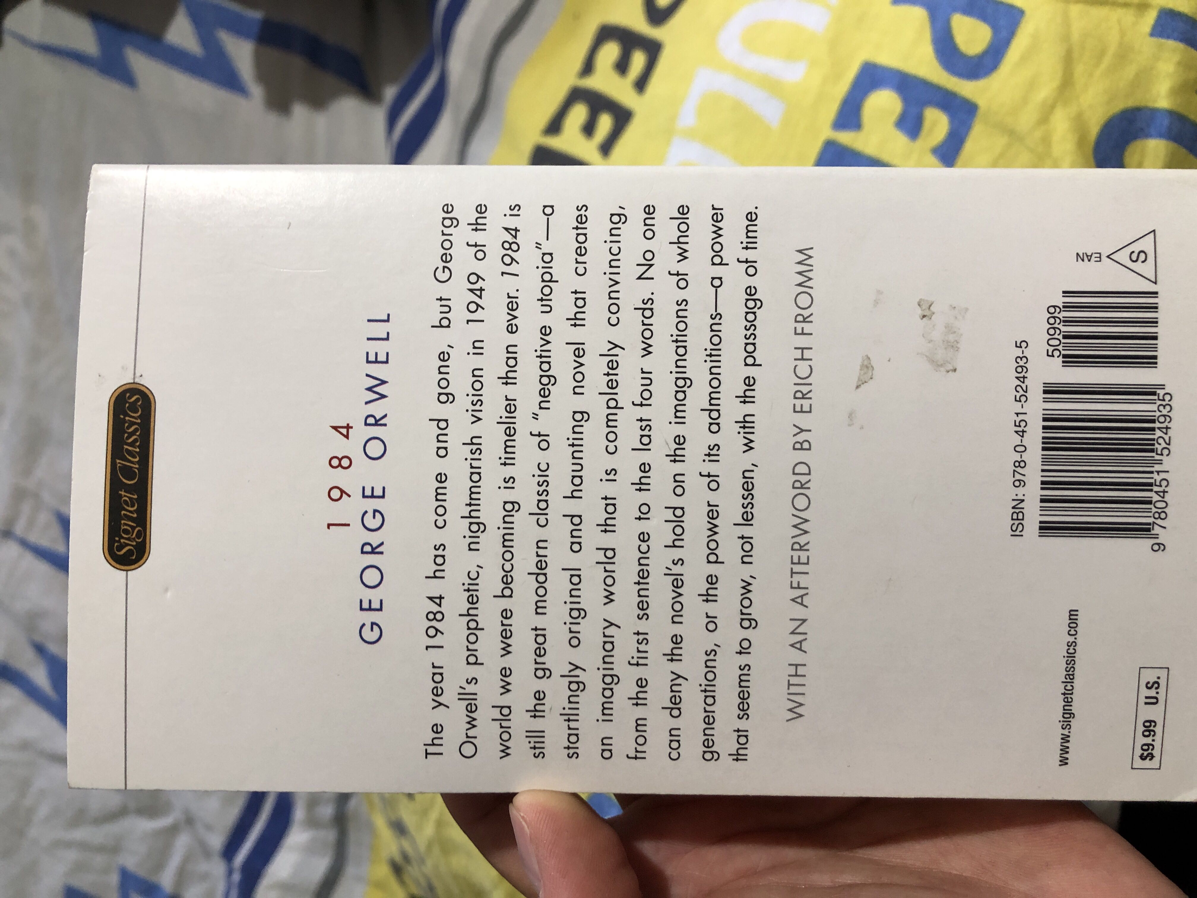 1984 - George Orwell (National Geographic Books - Mass Market Paperback) book collectible [Barcode 9780451524935] - Main Image 4