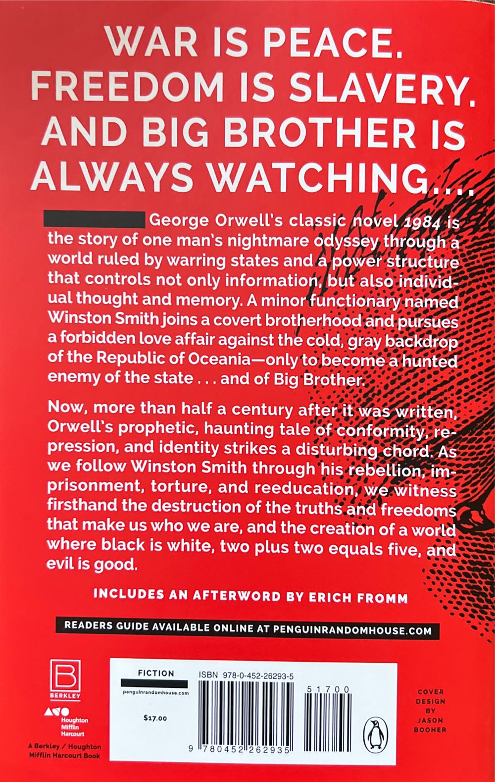 1984 - George Orwell (The Penguin Group - Paperback) book collectible [Barcode 9780452262935] - Main Image 4