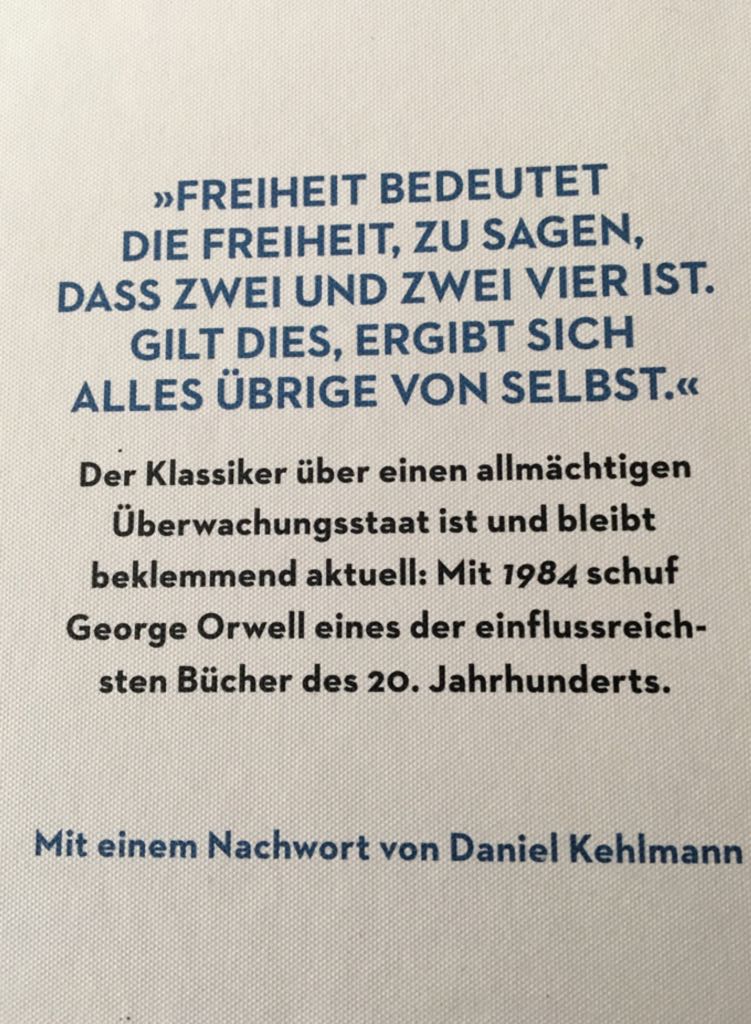 1984 - George Orwell book collectible [Barcode 9783548289458] - Main Image 2