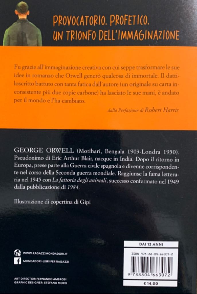 1984 - George Orwell (Mondadori) book collectible [Barcode 9788804663072] - Main Image 2